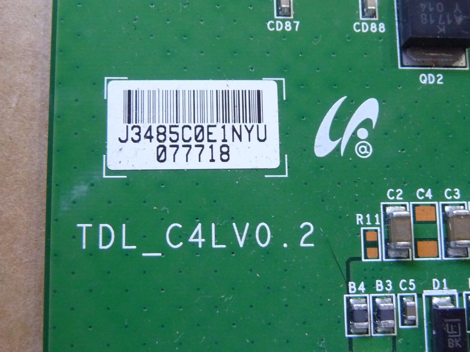 Sony KDL-46EX700 T-con Board Samsung TDL_C4LV0.2 LJ94-03485C 3485C (LO5)